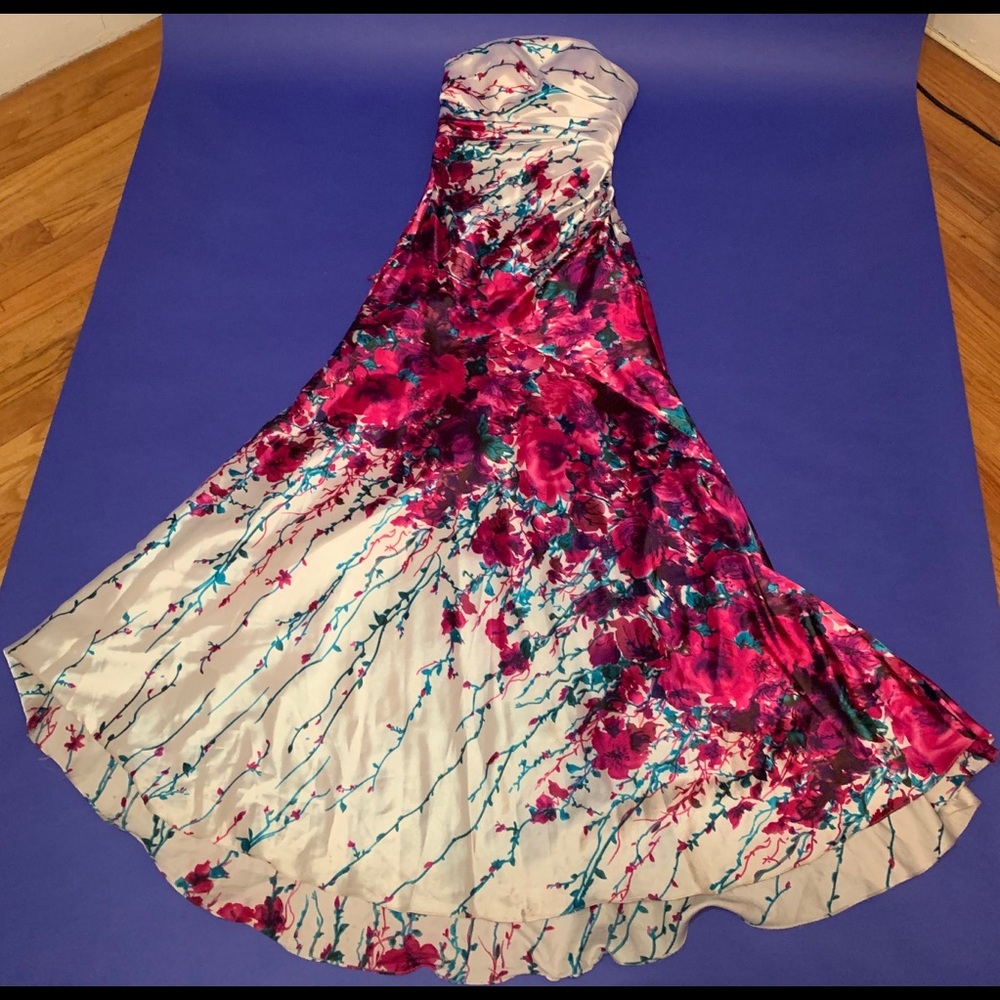 Full length silk prom dress!